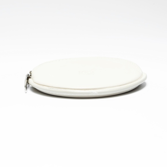 LOEWE Leather Mini Wallet/Coin Case, Ivory